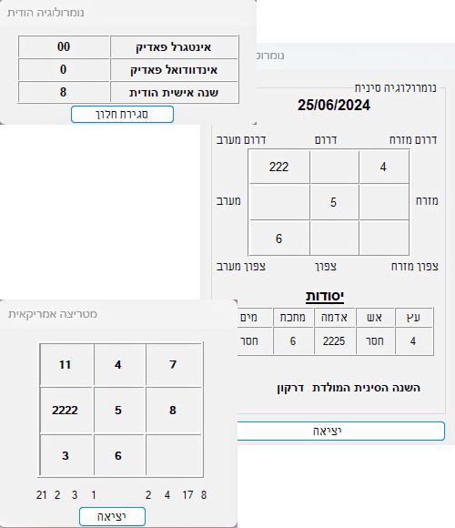 תוכנת נומרולוגיה